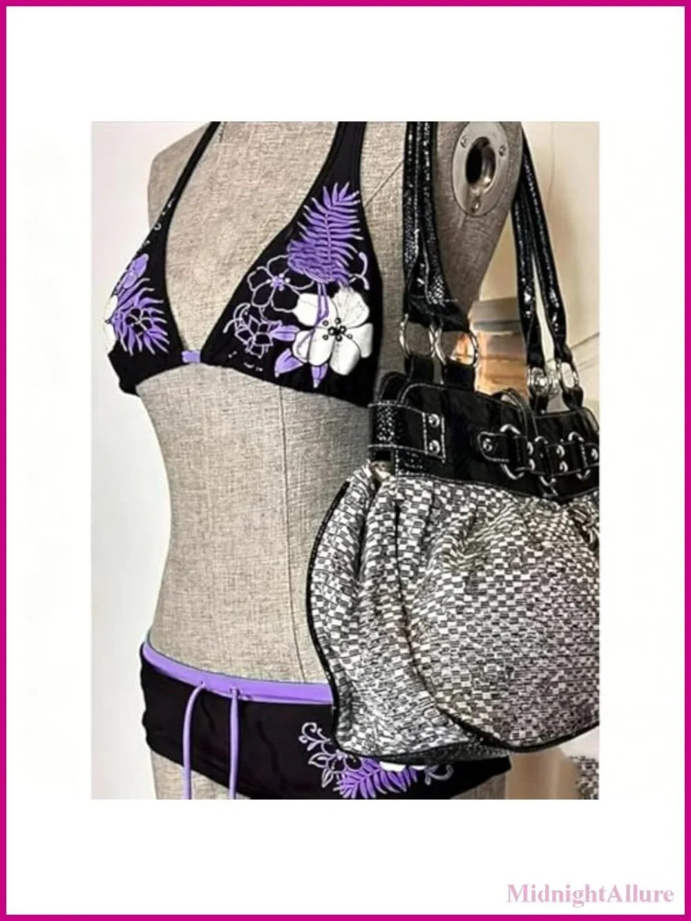 Y2K Halter Bikini Set Women Two Piece Swimsuit Cute Beach Outfits 2025